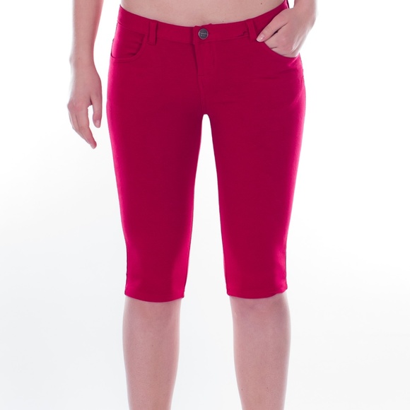 Women's Capris Shorts, CP-12843, Diff. Colors - Picture 4 of 7